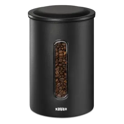 Xavax Barista dóza na 1,3 kg zrnkové kávy nebo 1,5 kg mleté kávy, vzduchotěsná, matná černá