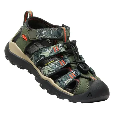 Dětské sandály KEEN NEWPORT NEO H2 CHILDREN forest night/camo