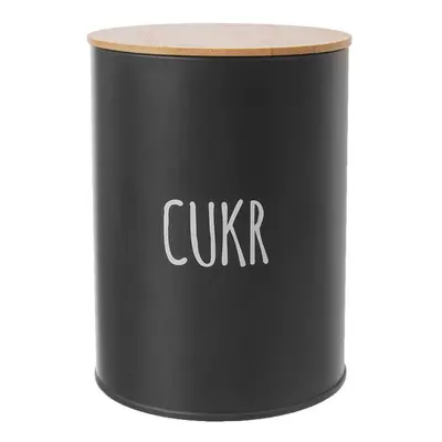 Dóza Cukr BLACK pr. 11 cm