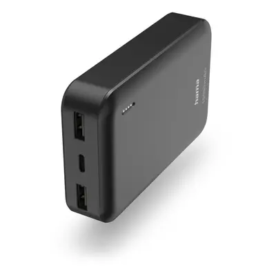 Hama Pocket 10, powerbanka 10000 mAh, 2,1 A, výstup: 2x USB-A