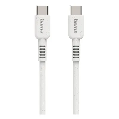 Hama Eco kabel USB-C 2.0 typ C-C 1 m, bílý