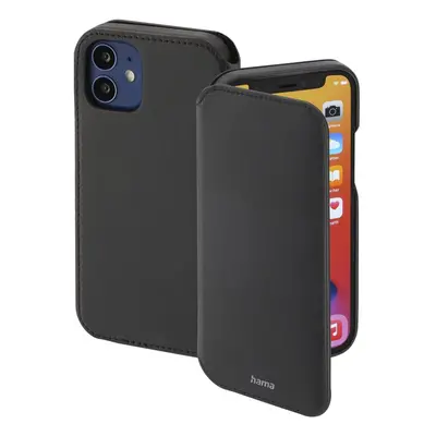 Hama MagCase Finest Sense, otevírací pouzdro pro Apple iPhone 12 mini, černé