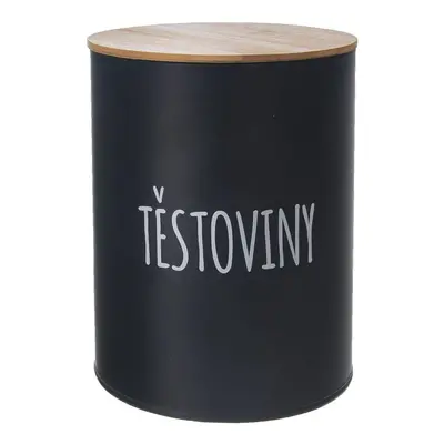 Dóza Těstoviny BLACK pr. 13 cm