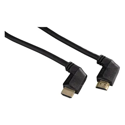 Hama HDMI kabel vidlice-vidlice, kolmé konektory, pozlacený, 3*, 3 m