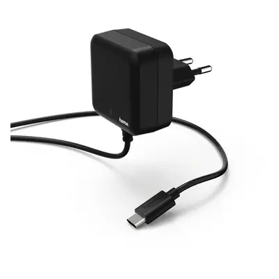 Hama rychlá síťová nabíječka s kabelem, USB typ C (USB-C), Power Delivery, 3 A