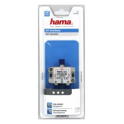 Hama SAT Distributor, 2 Way, Fully Shielded