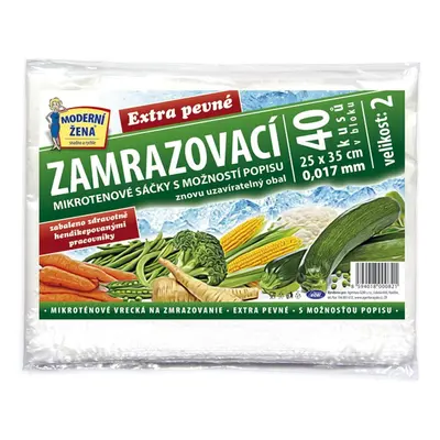 Zamrazovací sáček Extra 25x35 cm 40 ks