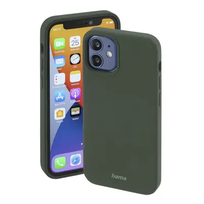 Hama MagCase Finest Feel PRO, kryt pro Apple iPhone 12 mini, zelený