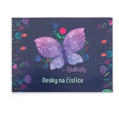 Desky na číslice Motýl