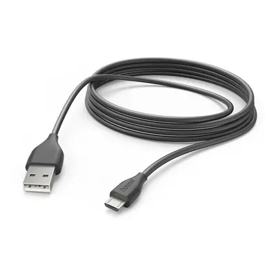 Hama kabel micro USB, 3 m, černá