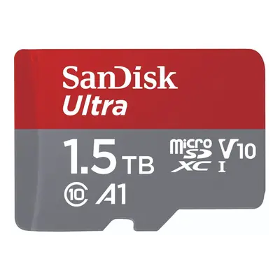 SanDisk Ultra microSDXC 1,5 TB + SD Adapter 150 MB/s A1 Class 10 UHS-I