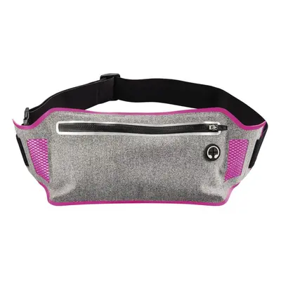 Hama Running Sports Hip Pouch for Smartphones, grey/pink