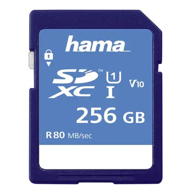 Hama SDXC 256 GB Class 10, UHS-I 80 MB/s