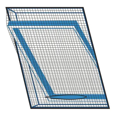 Síť proti hmyzu střešní okno 120x140 cm černá