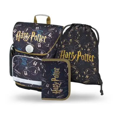 BAAGL SET 3 Ergo Harry Potter Pobertův plánek: aktovka, penál, sáček