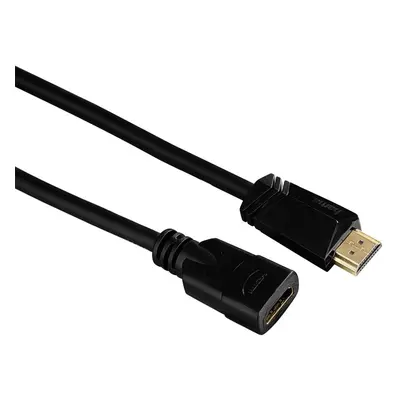 Hama HDMI prodlužovací kabel vidlice-zásuvka, pozlacený, 3*, 3 m