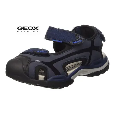 Dětské letní boty GEOX J BOREALIS BOY NAVY/BLACK