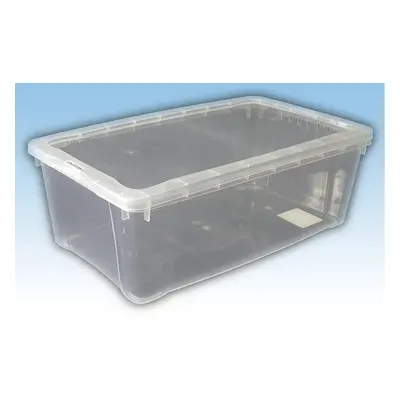 box 17L, 43x34x16cm, transp.plast