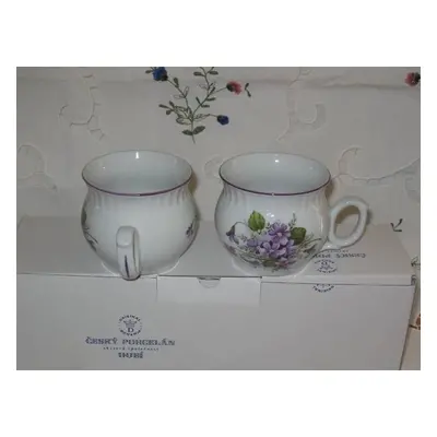 hrnek 290ml DARUME-FIALKY 8354 V1+V3, čes.porcelán