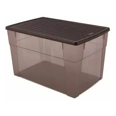 box 62,0l,59x39x35cm hnědý ELEGANCE-XXL high