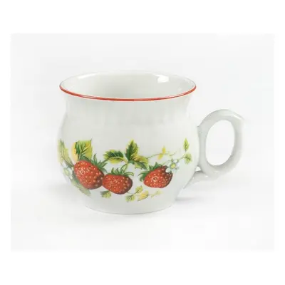 hrnek 290ml DARUME-JAHODY U1268, čes.porcelán