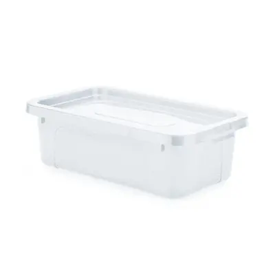 box 4,5l+víko, plný, 33x20x10cm, transp.RASTR, MULTIBOX, plast