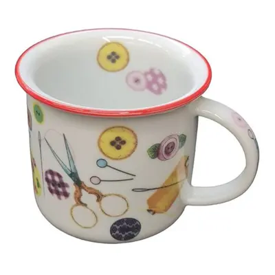 hrnek 250ml TINA - ŠITÍ, KANTA U3087, čes.porcelán