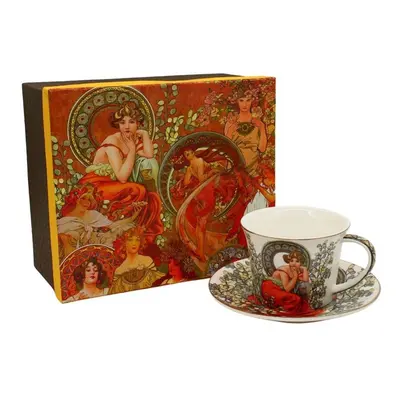 šapo 250ml, A.MUCHA, světlý, DB, porcelán