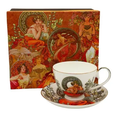 šapo 250ml-1ks, A.MUCHA, světlý, DB, porcelán