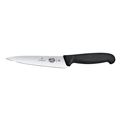 nůž 15cm ostří, kuch., FIBROX, protiskl. VICTORINOX, černý