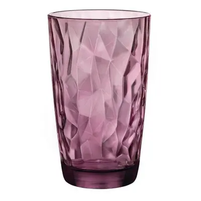 sklen. 470ml, 1ks, DIAMOND rock purple, Bormioli