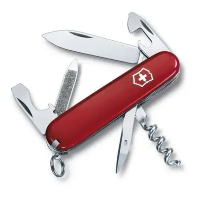 nůž 12-funkcí SPORTSMAN, červený, 84mm, VICTORINOX