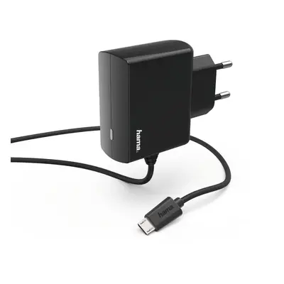 Hama síťová nabíječka s kabelem, micro USB, 2,4 A