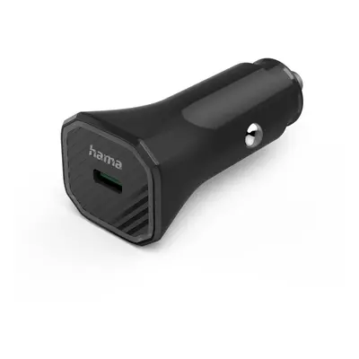 Hama Eco rychlá USB nabíječka do vozidla, USB-C PD/QC 25 W, černá