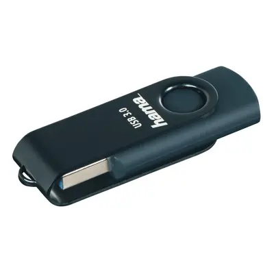 Hama USB 3.0 Flash Drive Rotate, 128 GB, 70 MB/s, petrolejová modrá