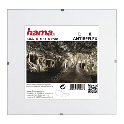 Hama clip-Fix, antireflexní sklo, 30 x 30 cm