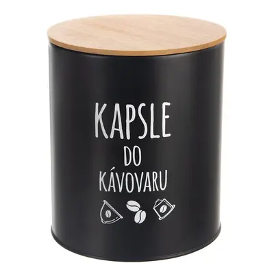 Dóza pr. 16 cm Kapsle BLACK