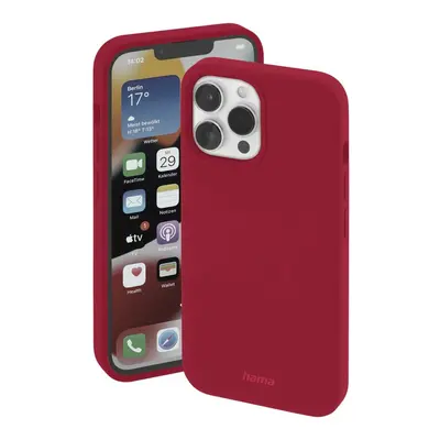 Hama MagCase Finest Feel PRO, kryt pro Apple iPhone 14 Pro, červený