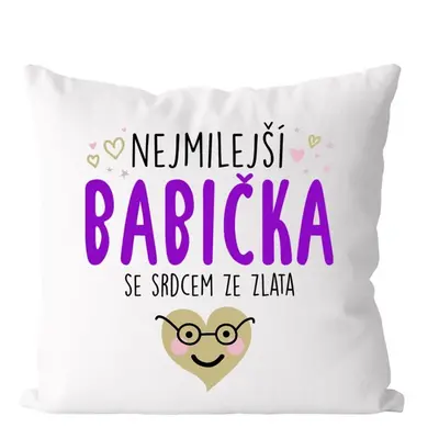 Polštářek - nejmilejší babička