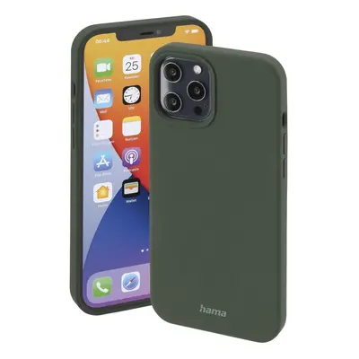 Hama MagCase Finest Feel PRO, kryt pro Apple iPhone 12 Pro Max, zelený