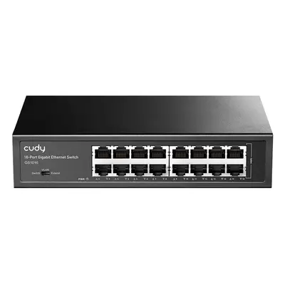 Cudy switch 16portový Gigabit, kovový (GS1016)