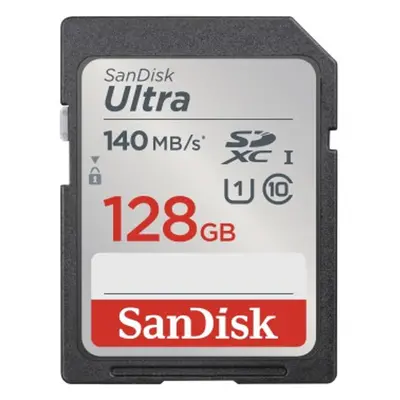 SanDisk Ultra 128 GB SDXC Memory Card 140 MB/s