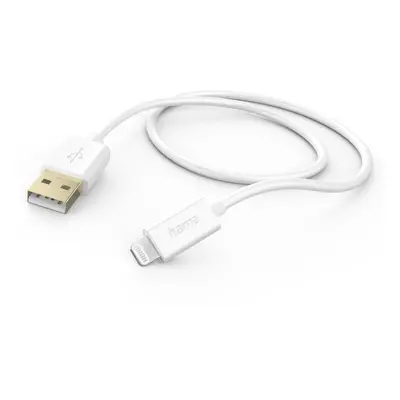 Hama MFi USB kabel pro Apple, USB-A Lightning 1,5 m, bílý