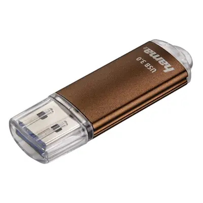 Hama FlashPen Laeta, USB 3.0, 64 GB, 40 MB/s, hnědá