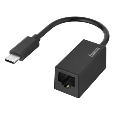 Hama síťový adaptér USB-C - RJ45, Gigabit Ethernet