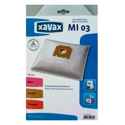 Xavax sáčky do vysavače MI 03, MMV, 4 ks v balení + 1 filtr