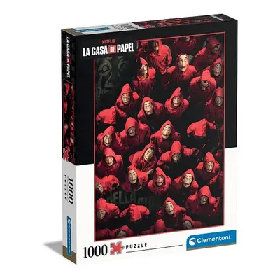 CLEMENTONI Puzzle 1000 dílků - La Casa de Papel