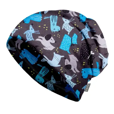 Unuo, Fleecová čepice, Pejsci (fleece cap, dogs) - L (53-56 cm)