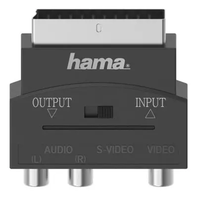 Hama redukce SCART na 3 cinch AV + S-video, IN/OUT