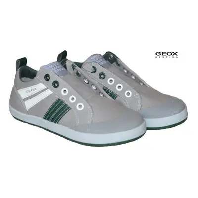 Dětské boty GEOX JR KIWI BOY GREY/GREEN